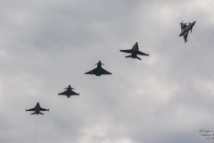 Saab JAS-39C Gripen - General Dynamics F-16 Fighting Falcon - Royal Danish Air Force - Saab JAS-39E Gripen - Swdish Air Foce - McDonnell Douglas FA-18C Hornet - HN442 - Finnish Air Force (TBE_0591)
